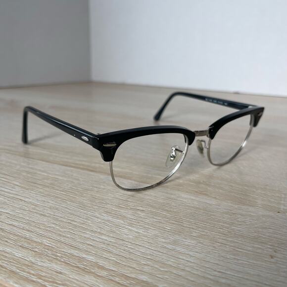 Ray-Ban RB5154 2000 Clubmaster Eyeglasses Black Frames Only 51-21-145 - Picture 1 of 8